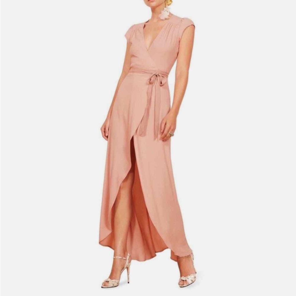 Reformation wrap dress